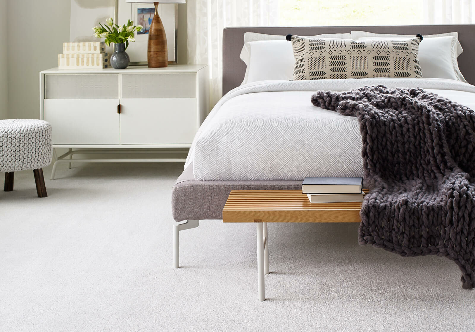 Bedroom carpet | JCB Interiors